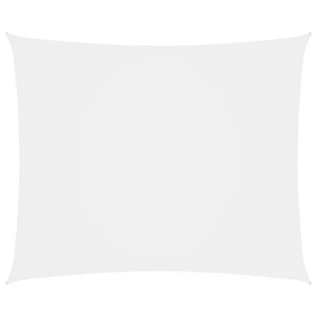 Toldo de vela rectangular tela Oxford blanco 5x7 m de vidaXL, Sombrillas - Ref: Foro24-135275, Precio: 92,60 €, Descuento: %