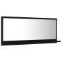 Espejo de baño madera contrachapada negro 90x10,5x37 cm de , Tocadores de baño - Ref: Foro24-804581, Precio: 39,14 €, Descuen...