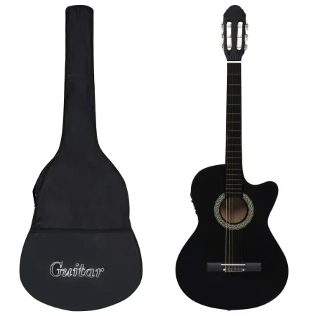 Set guitarra occidental 12 pzas con ecualizador 6 cuerdas negro de , Guitarras - Ref: Foro24-70139, Precio: 112,22 €, Descuen...