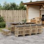 Set comedor de jardín con cojines 13 pzas ratán sintético beige de , Conjuntos de jardín - Ref: Foro24-3210984, Precio: 692,3...