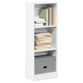 Estantería de madera de ingeniería blanca 40x24x109 cm de , Librerías y estanterías - Ref: Foro24-857774, Precio: 35,70 €, De...