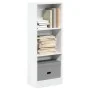 Estantería de madera de ingeniería blanca 40x24x109 cm de , Librerías y estanterías - Ref: Foro24-857774, Precio: 35,70 €, De...