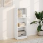 Estantería de madera de ingeniería blanca 40x24x109 cm de , Librerías y estanterías - Ref: Foro24-857774, Precio: 35,54 €, De...