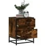 Mesitas noche 2 uds madera ingeniería roble ahumado 40x31x50 cm de , Mesitas de noche - Ref: Foro24-848679, Precio: 84,69 €, ...