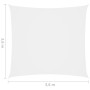 Toldo de vela cuadrado tela Oxford blanco 3,6x3,6 m de vidaXL, Sombrillas - Ref: Foro24-135248, Precio: 51,30 €, Descuento: %
