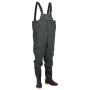 Vadeador de pecho con botas verde oscuro talla 46 de , Vadeadores para caza y para pesca - Ref: Foro24-4016980, Precio: 43,14...
