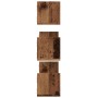 Estantes de pared 3 uds madera ingeniería envejecida 80x18x18cm de , Estantes y estanterías - Ref: Foro24-853297, Precio: 33,...