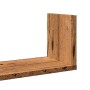 Estantes de pared 3 uds madera ingeniería envejecida 80x18x18cm de , Estantes y estanterías - Ref: Foro24-853297, Precio: 33,...