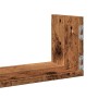 Estantes de pared 3 uds madera ingeniería envejecida 80x18x18cm de , Estantes y estanterías - Ref: Foro24-853297, Precio: 33,...