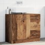 Armario para lavabo madera ingeniería envejecida 63x30x54 cm de , Muebles de baño - Ref: Foro24-858323, Precio: 74,39 €, Desc...