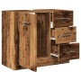 Armario para lavabo madera ingeniería envejecida 63x30x54 cm de , Muebles de baño - Ref: Foro24-858323, Precio: 74,39 €, Desc...