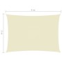 Toldo de vela rectangular tela Oxford color crema 3x5 m de vidaXL, Sombrillas - Ref: Foro24-135212, Precio: 37,89 €, Descuent...