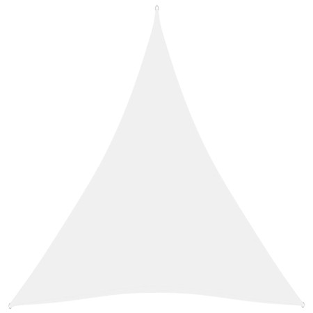 Toldo de vela triangular tela Oxford blanco 5x6x6 m de vidaXL, Sombrillas - Ref: Foro24-135291, Precio: 41,26 €, Descuento: %