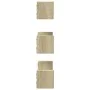 Estante de pared 3 unidades madera de ingeniería roble Sonoma de , Estantes y estanterías - Ref: Foro24-853310, Precio: 18,31...