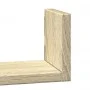 Estante de pared 3 unidades madera de ingeniería roble Sonoma de , Estantes y estanterías - Ref: Foro24-853310, Precio: 18,31...