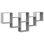 Estantería de pared madera ingeniería gris Sonoma 159x18x66 cm de , Estantes y estanterías - Ref: Foro24-853304, Precio: 51,0...