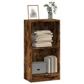 Estantería madera de ingeniería roble ahumado 40x24x76 cm de , Librerías y estanterías - Ref: Foro24-857769, Precio: 35,84 €,...