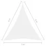 Toldo de vela triangular tela Oxford blanco 5x6x6 m de vidaXL, Sombrillas - Ref: Foro24-135291, Precio: 49,72 €, Descuento: %