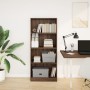 Estantería de madera de ingeniería marrón roble 60x24x143 cm de , Librerías y estanterías - Ref: Foro24-857818, Precio: 57,20...