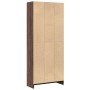 Estantería de madera de ingeniería marrón roble 60x24x143 cm de , Librerías y estanterías - Ref: Foro24-857818, Precio: 57,20...