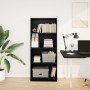 Estantería de madera de ingeniería negra 60x24x143 cm de , Librerías y estanterías - Ref: Foro24-857813, Precio: 56,68 €, Des...