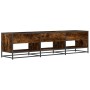 Mueble para TV madera de ingeniería roble ahumado 180x40x46 cm de , Muebles TV - Ref: Foro24-3300807, Precio: 113,47 €, Descu...