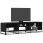 Mueble de TV madera de ingeniería negro 180x40x46 cm de , Muebles TV - Ref: Foro24-3300805, Precio: 117,59 €, Descuento: %