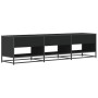 Mueble de TV madera de ingeniería negro 180x40x46 cm de , Muebles TV - Ref: Foro24-3300805, Precio: 117,59 €, Descuento: %