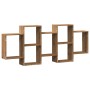 Estante de pared madera ingeniería roble artisian 159x18x65 cm de , Estantes y estanterías - Ref: Foro24-853217, Precio: 62,8...