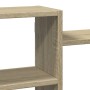 Estante de pared madera ingeniería roble Sonoma 129x18x42 cm de , Estantes y estanterías - Ref: Foro24-853220, Precio: 55,54 ...