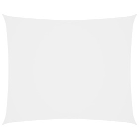 Toldo de vela rectangular tela Oxford blanco 4x6 m de vidaXL, Sombrillas - Ref: Foro24-135272, Precio: 63,71 €, Descuento: %