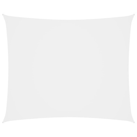 Toldo de vela rectangular tela Oxford blanco 4x6 m de vidaXL, Sombrillas - Ref: Foro24-135272, Precio: 63,71 €, Descuento: %