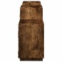 Estante de pared madera ingeniería roble ahumado 129x18x42 cm de , Estantes y estanterías - Ref: Foro24-853222, Precio: 53,02...