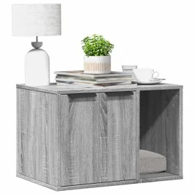 Mueble arenero para gatos madera gris Sonoma 60x40x40 cm de , Mobiliario para gatos - Ref: Foro24-857729, Precio: 56,51 €, De...