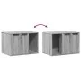 Mueble arenero para gatos madera gris Sonoma 60x40x40 cm de , Mobiliario para gatos - Ref: Foro24-857729, Precio: 56,51 €, De...