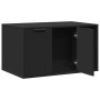 Mueble arenero para gatos madera ingeniería negro 80x50x45 cm de , Mobiliario para gatos - Ref: Foro24-857734, Precio: 83,44 ...