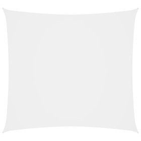 Toldo de vela cuadrado tela Oxford blanco 6x6 m de vidaXL, Sombrillas - Ref: Foro24-135252, Precio: 86,68 €, Descuento: %