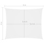 Toldo de vela rectangular tela Oxford blanco 4x6 m de vidaXL, Sombrillas - Ref: Foro24-135272, Precio: 63,71 €, Descuento: %