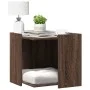 Mueble arenero para gatos madera marrón roble 53x53x51 cm de , Mobiliario para gatos - Ref: Foro24-857757, Precio: 59,79 €, D...