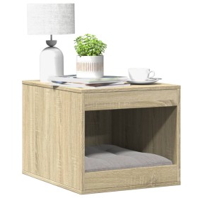 Mueble arenero para gatos madera roble Sonoma 47x59x42 cm de , Mobiliario para gatos - Ref: Foro24-857762, Precio: 44,21 €, D...