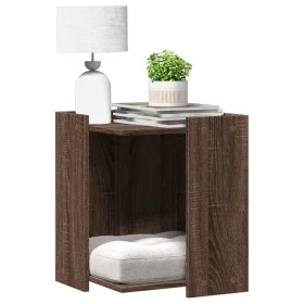 Mueble arenero para gatos madera marrón roble 42x42x51 cm de , Mobiliario para gatos - Ref: Foro24-857748, Precio: 40,41 €, D...