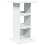Mesa bar con almacenaje madera ingeniería blanca 60x60x102 cm de , Mesas de cocina y de comedor - Ref: Foro24-854328, Precio:...