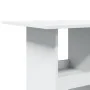 Mesa bar con almacenaje madera ingeniería blanca 60x60x102 cm de , Mesas de cocina y de comedor - Ref: Foro24-854328, Precio:...