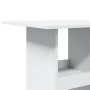 Mesa bar con almacenaje madera ingeniería blanca 60x60x102 cm de , Mesas de cocina y de comedor - Ref: Foro24-854328, Precio:...