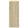 Mesa alta bar con estantes madera roble Sonoma 90x40x103,5 cm de , Mesas de cocina y de comedor - Ref: Foro24-854375, Precio:...
