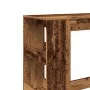 Mesa alta con estantes madera envejecida 90x40x103,5 cm by , Kitchen and dining tables - Ref: Foro24-854380, Price: 75,18 €, ...