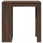 Mesa alta bar con estantes marrón roble 102x50x103,5 cm de , Mesas de cocina y de comedor - Ref: Foro24-854361, Precio: 85,76...