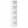 Estantería librería madera de ingeniería blanco 40x30x189 cm de , Librerías y estanterías - Ref: Foro24-857885, Precio: 62,13...