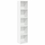 Estantería librería madera de ingeniería blanco 40x30x189 cm de , Librerías y estanterías - Ref: Foro24-857885, Precio: 64,70...