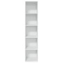 Estantería librería madera de ingeniería blanco 40x30x189 cm de , Librerías y estanterías - Ref: Foro24-857885, Precio: 64,70...